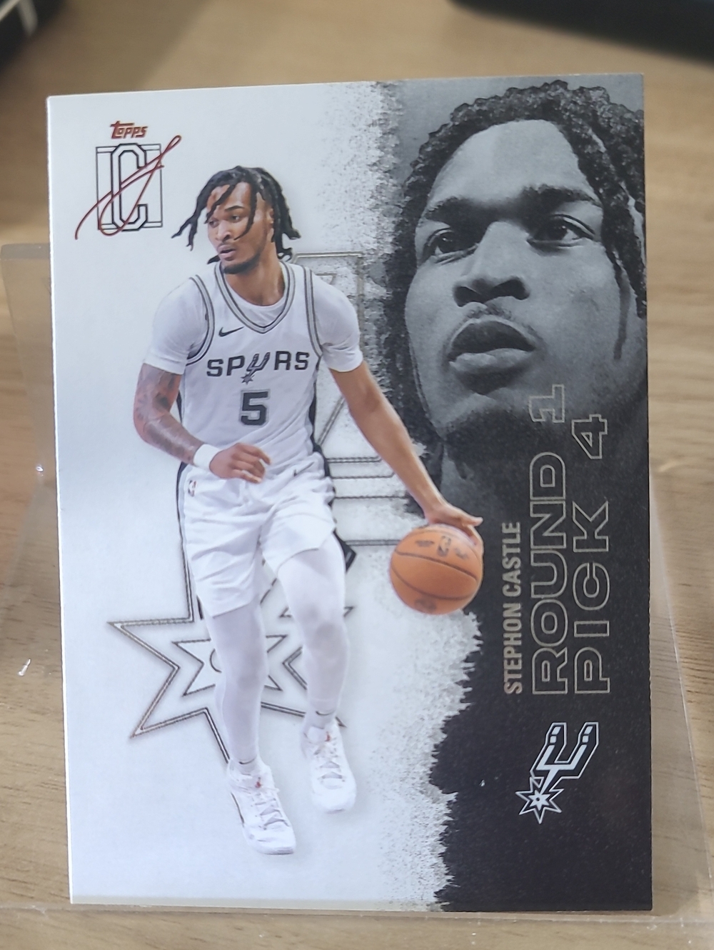 Topps Spurs Stephon Castle 2026 Topps Signature Class
